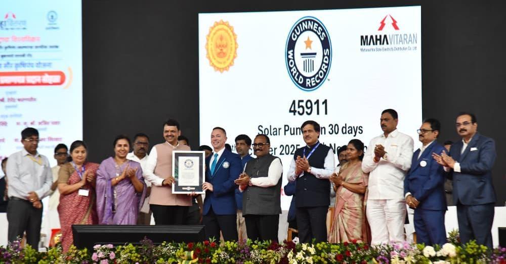 Magalhul sets record for solar agricultural pump scheme